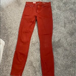Gap Rusty Red Jeans